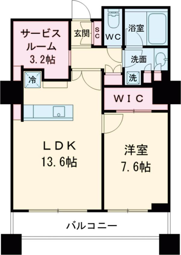 レジディアタワー上池袋 タワー棟の間取り