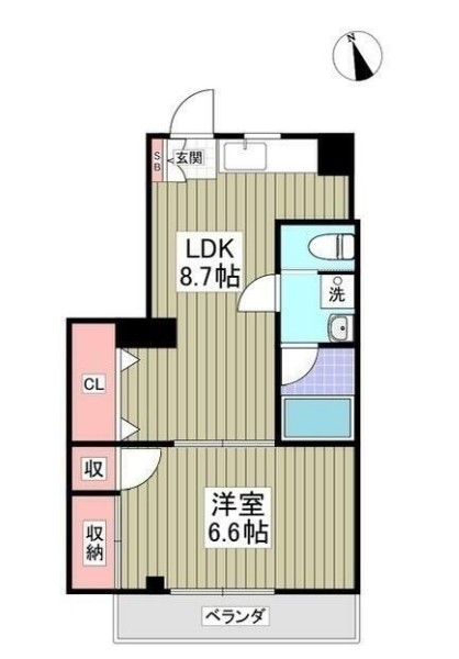 ロイヤルハイツ大島の間取り