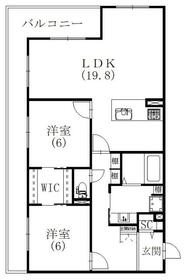 (仮称)菊川市加茂_第2ドゥプランニングマンションの間取り