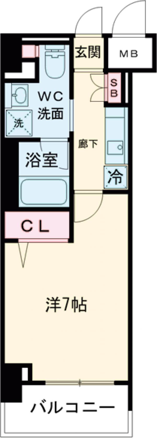 メインステージ森下の間取り