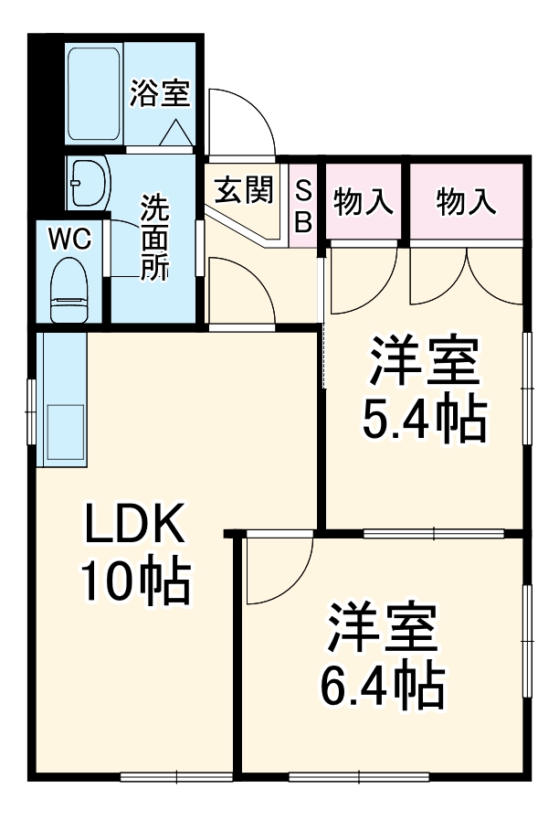 サンロイヤルハルキの間取り