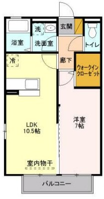 クレール上落合の間取り