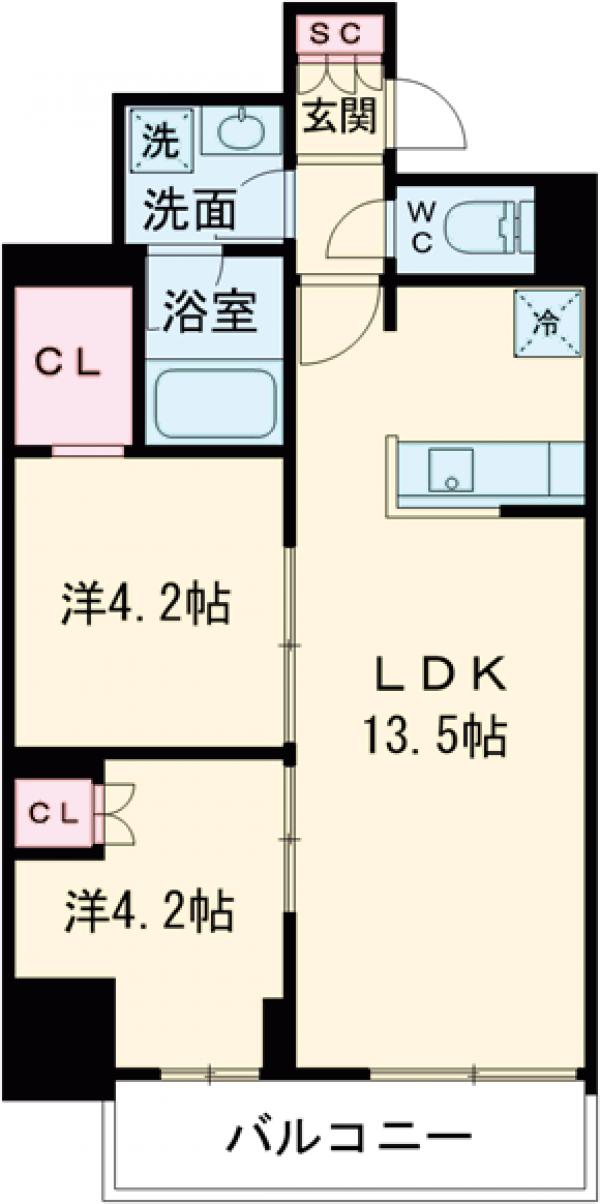 グランカーサ船堀Ⅰの間取り