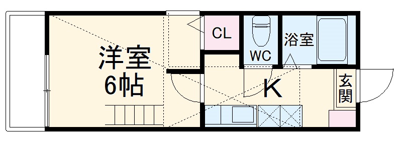 シダーフィールド壱番館の間取り