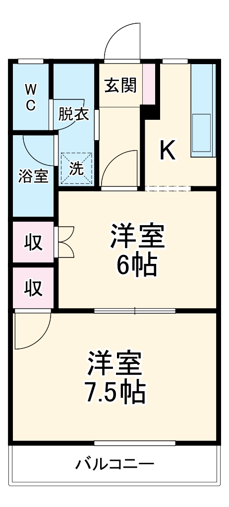 アイランドハイツDANの間取り