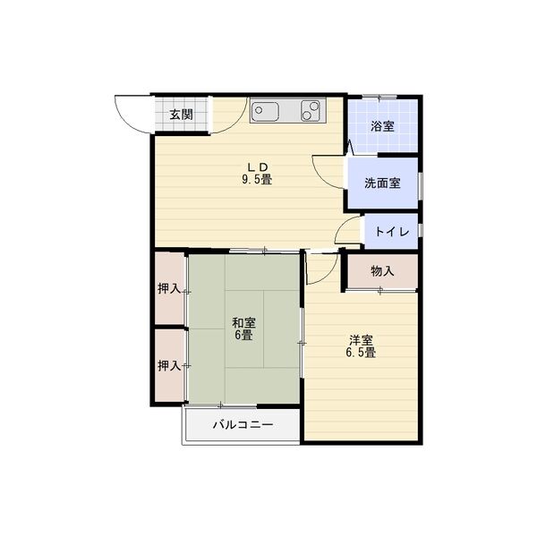 マスミハイツの間取り