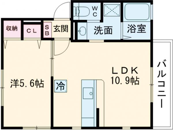 サンライズ大山Ⅱの間取り
