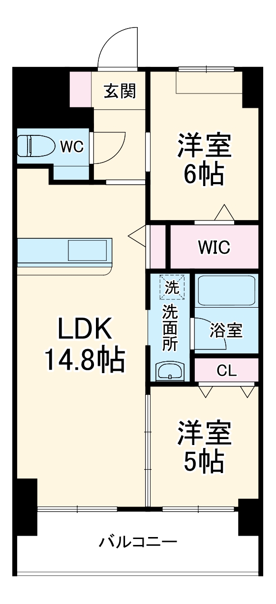 レントリリー御器所の間取り