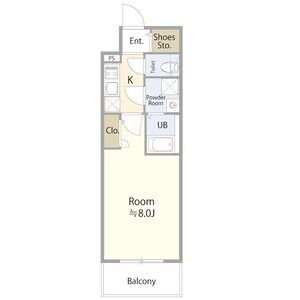 エスリード泉プライムの間取り