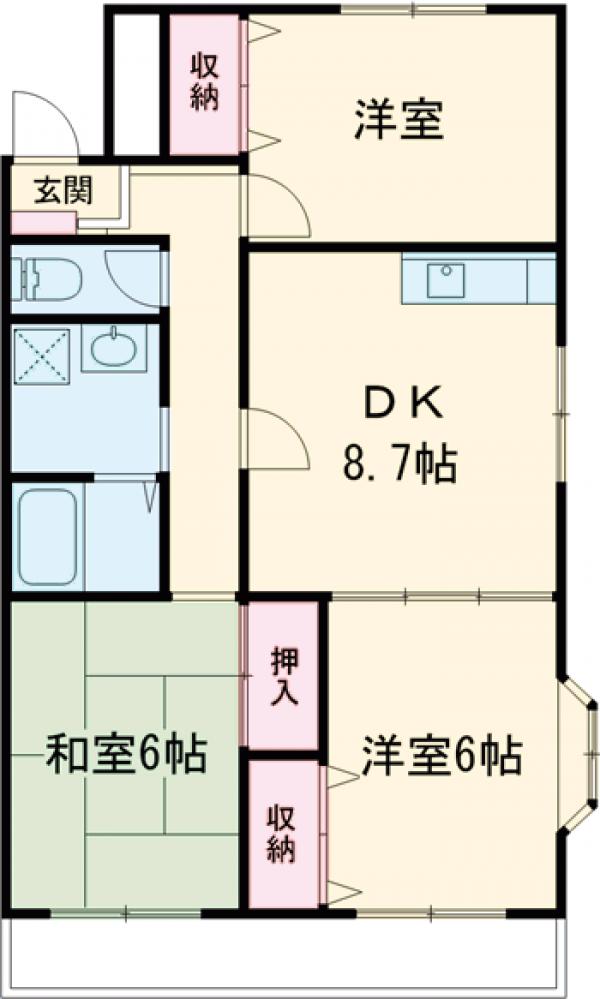 サン・エクセレンスの間取り