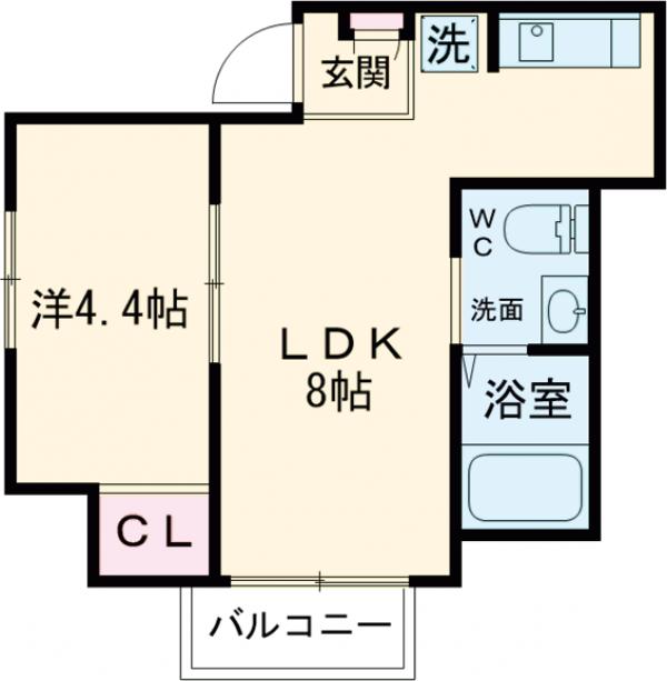 ソレア町田の間取り