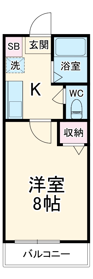 レスポワール幕張の間取り