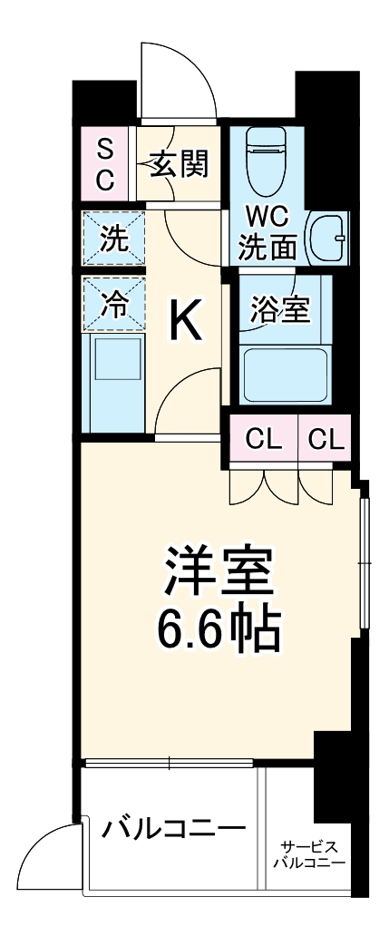 ブランシエスタ浦安の間取り