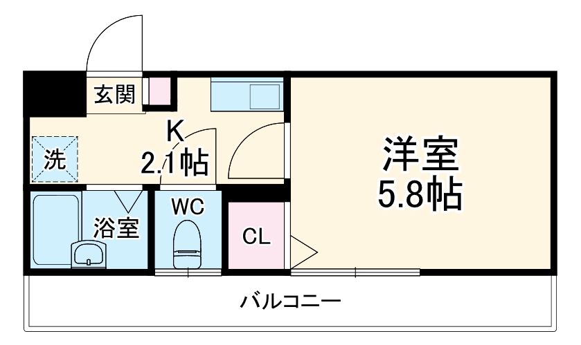 メゾンフェルミエの間取り