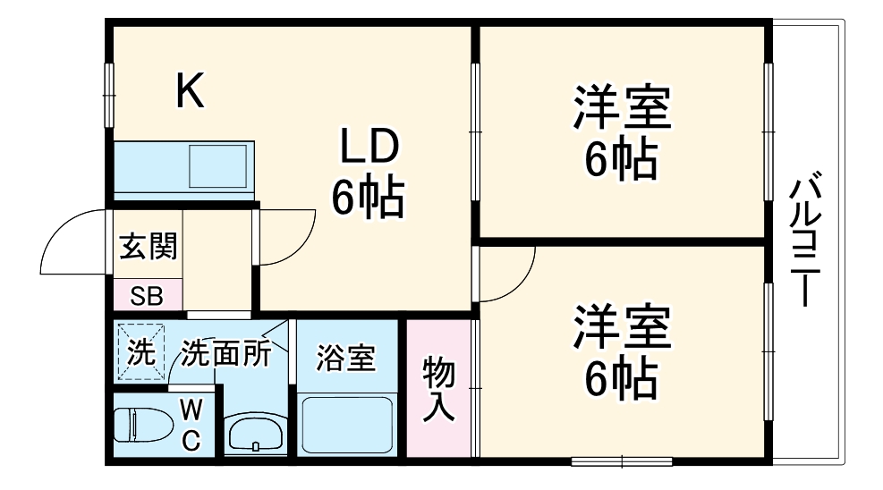 ファミールヒロマルの間取り