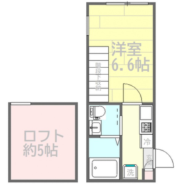 セントフォース鹿島田の間取り