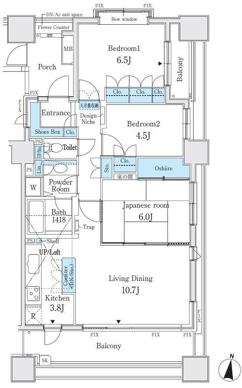 両国パーク・ホームズの間取り
