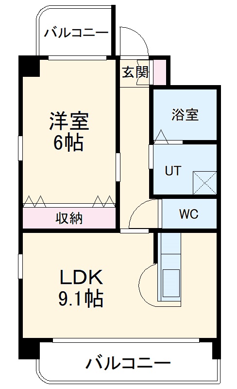 T's ioriの間取り