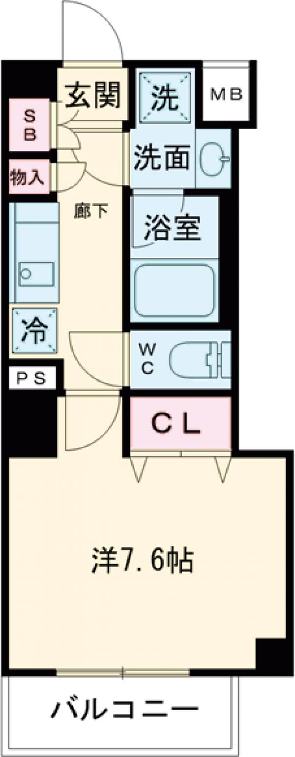 クレヴィスタ代田橋の間取り