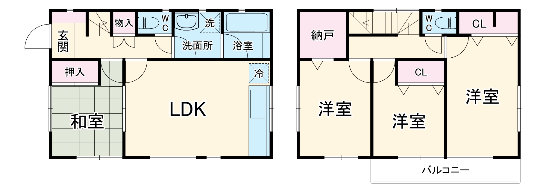 桜ケ丘3丁目の間取り