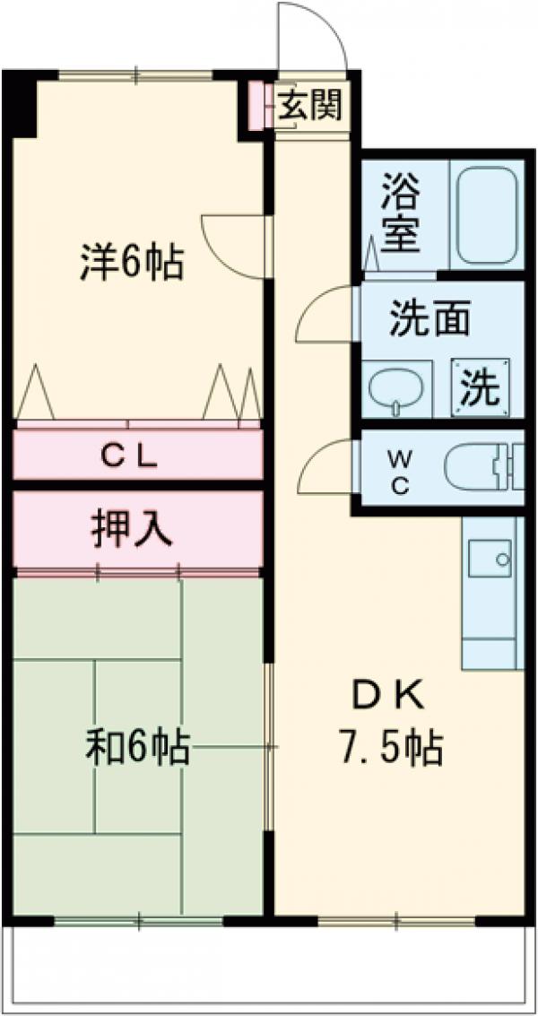 エトワール姫宮の間取り