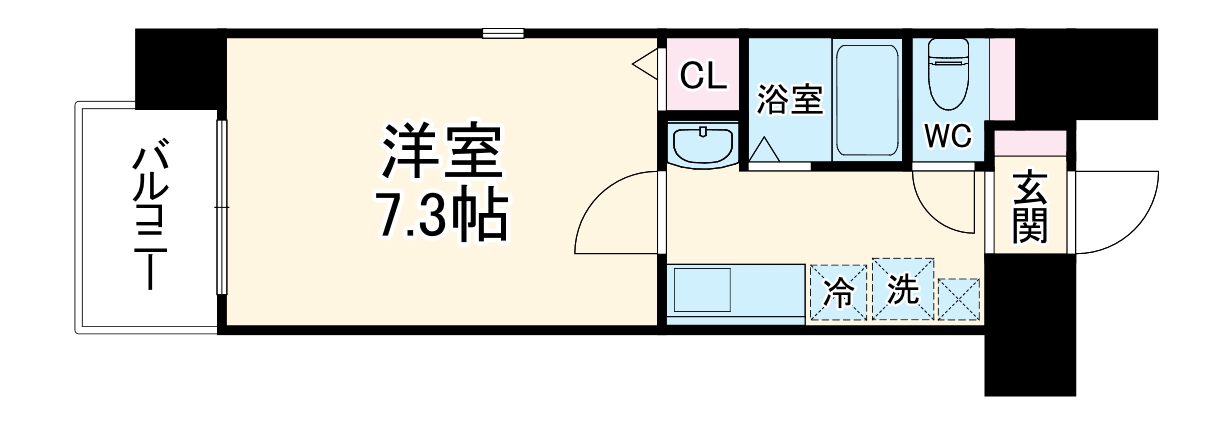 マインズ・コム新北野の間取り