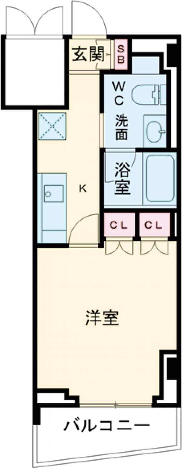 ヒューリック板橋の間取り