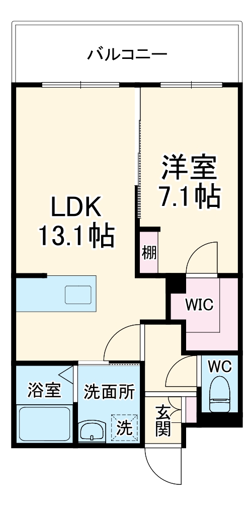 (仮称)菊川市加茂_第2ドゥプランニングマンションの間取り