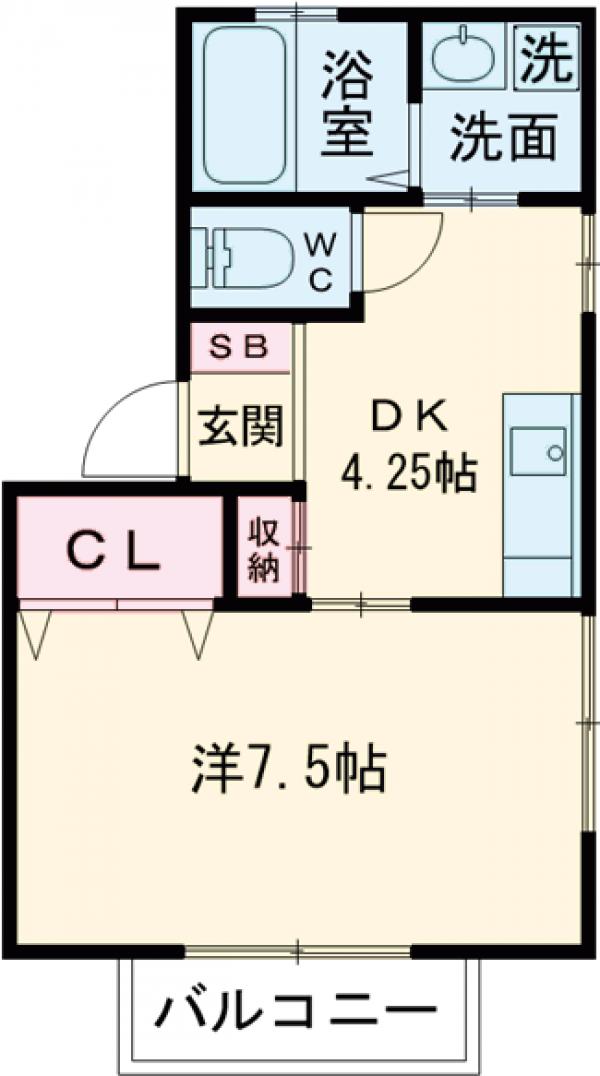 フローラ荻窪の間取り
