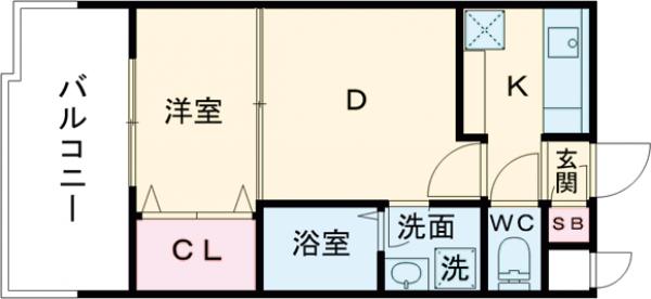 エステート・モア・平尾倶楽部の間取り
