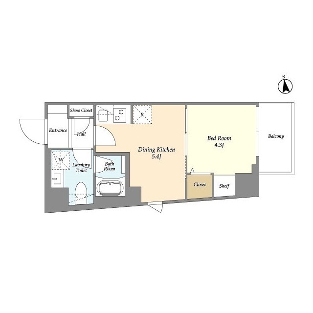 グランカーサ上野松が谷の間取り