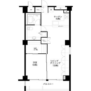 スクエア名駅南の間取り