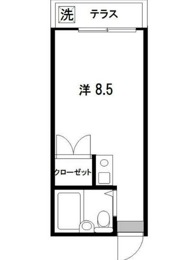 カサベルデ中村の間取り