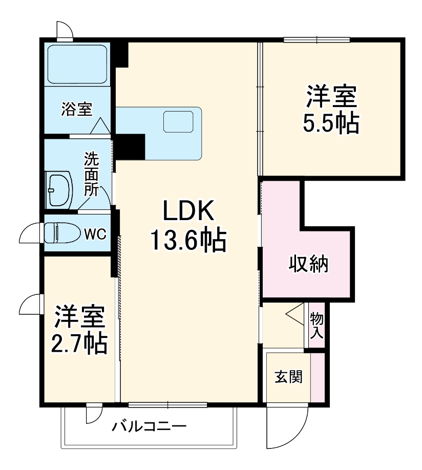 アムール絆の間取り