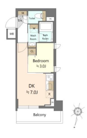 SHOKEN Residence西馬込の間取り
