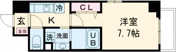 コンフォルト葛西の間取り