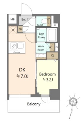 SHOKEN Residence西馬込の間取り
