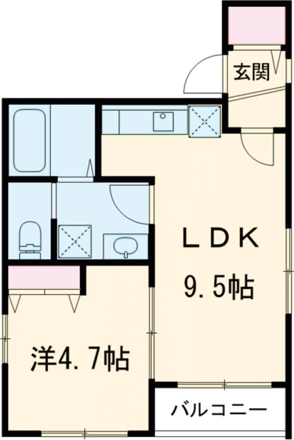 アリエッタ・302号室の間取り