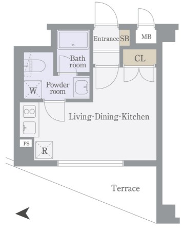 ブライズ中野中央の間取り
