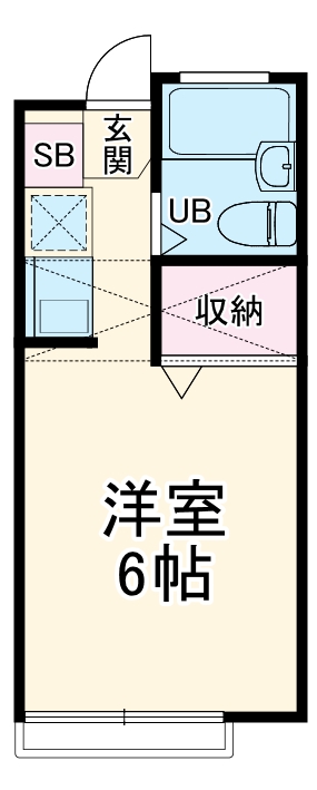 美原町の完工年月(1988年3月)築の賃貸アパートの間取り