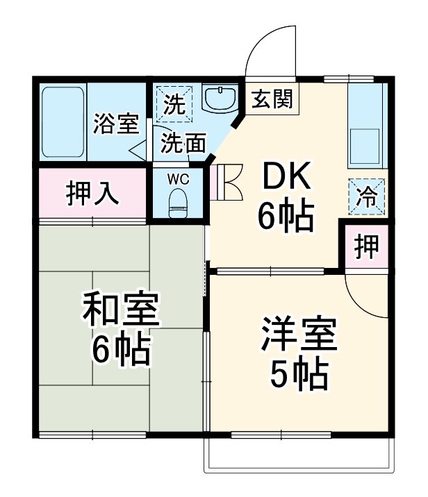 ハイツワカマツの間取り