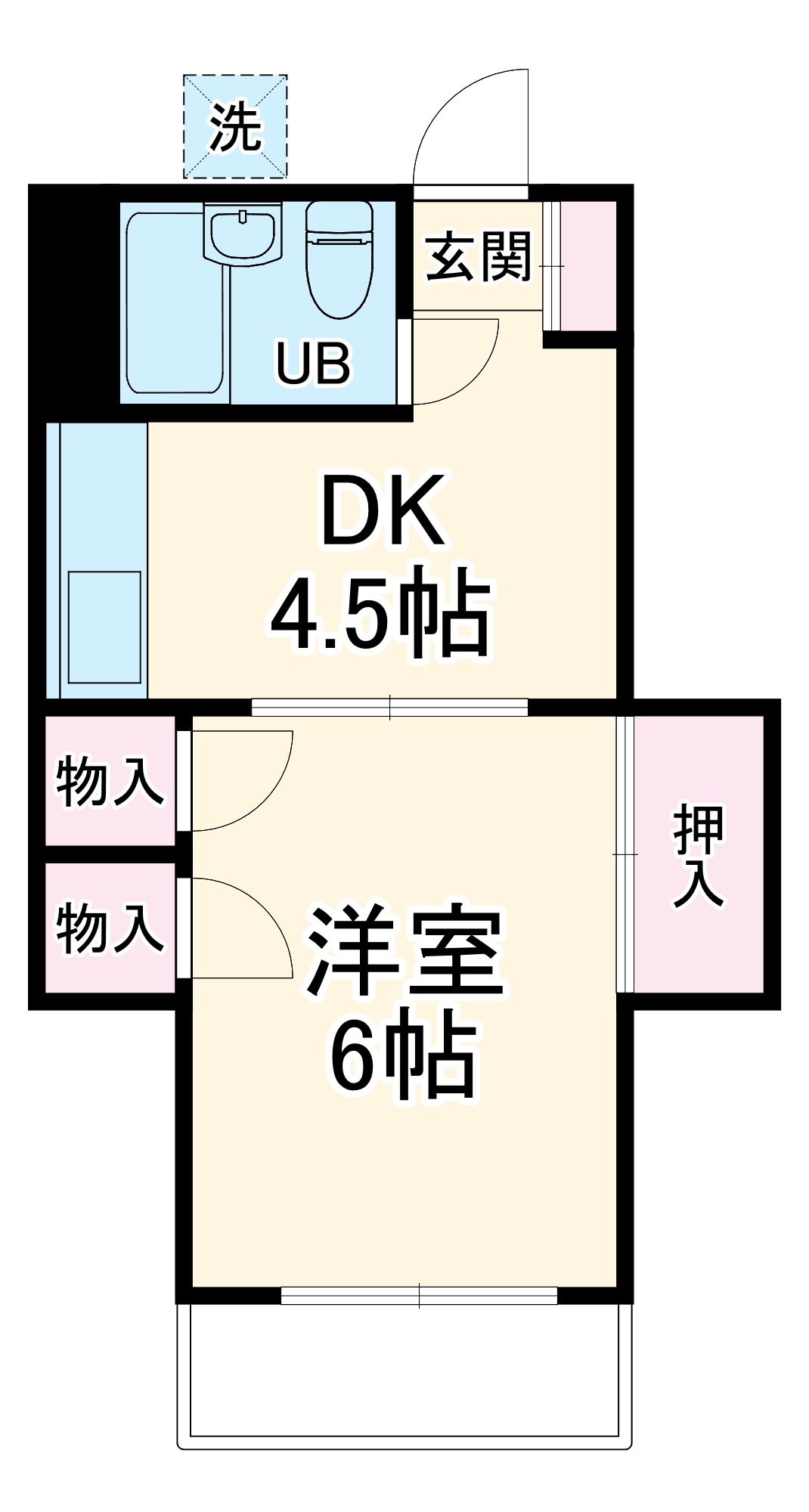 カトレアハイツの間取り