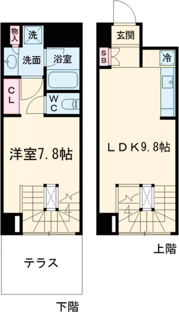 レジデンス雪谷大塚の間取り