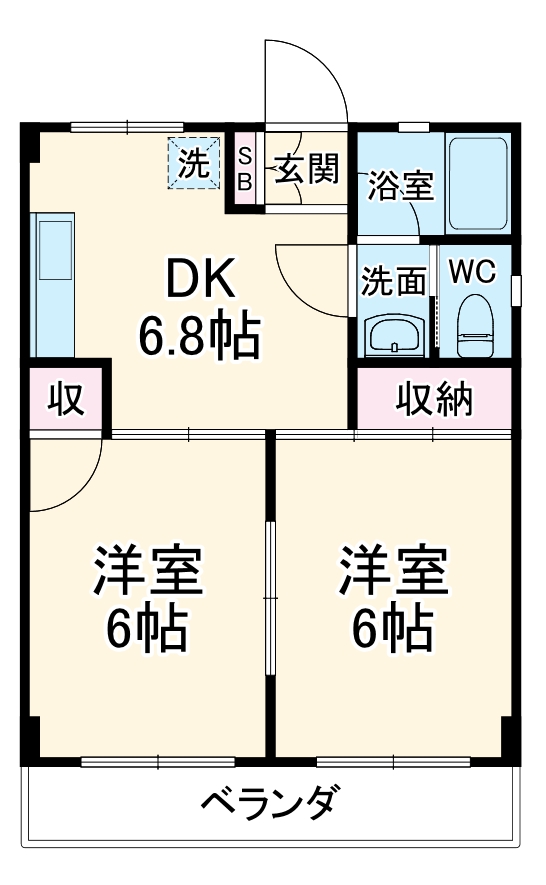 グリーンピアの間取り