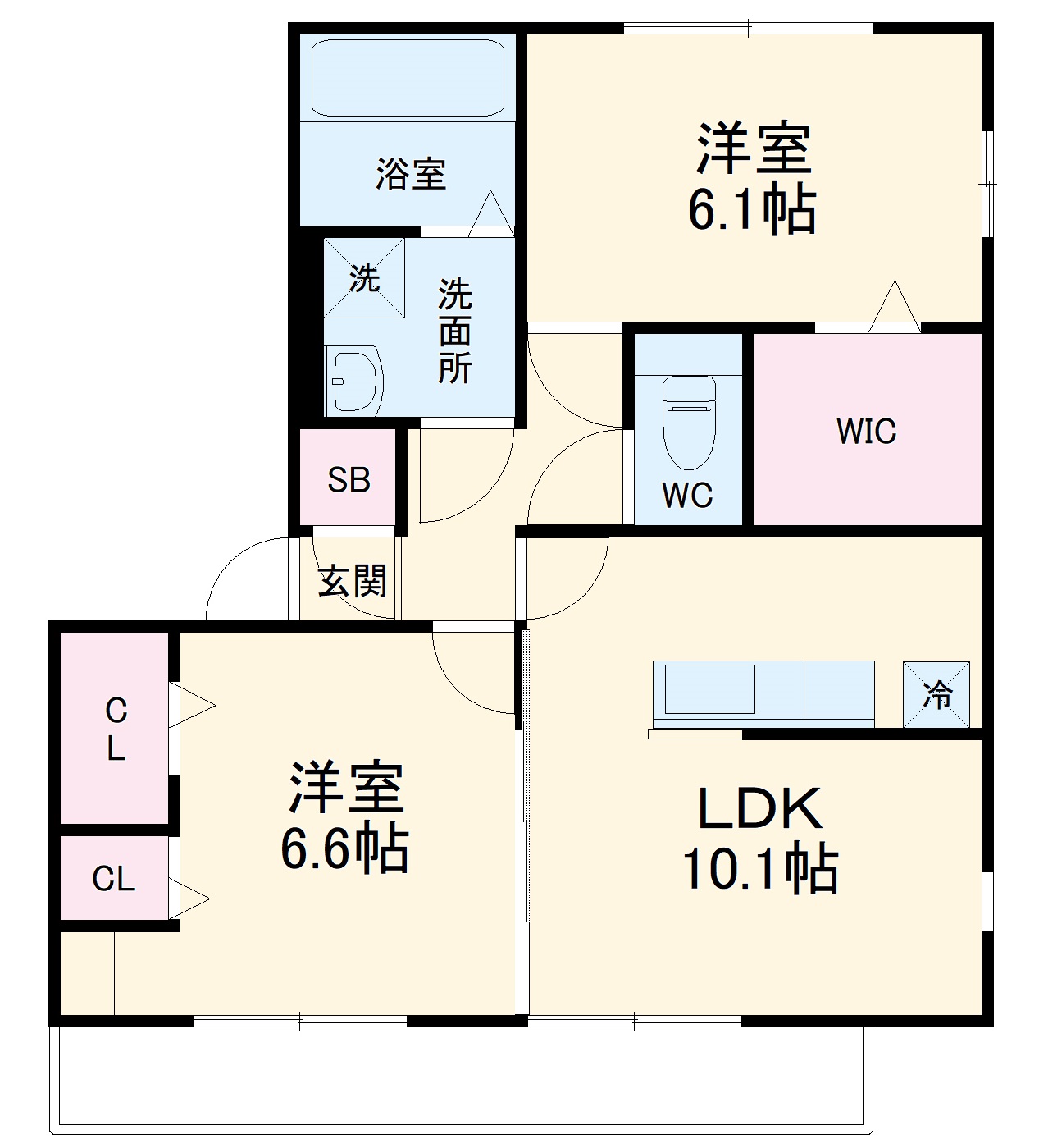 ブルーメⅡの間取り