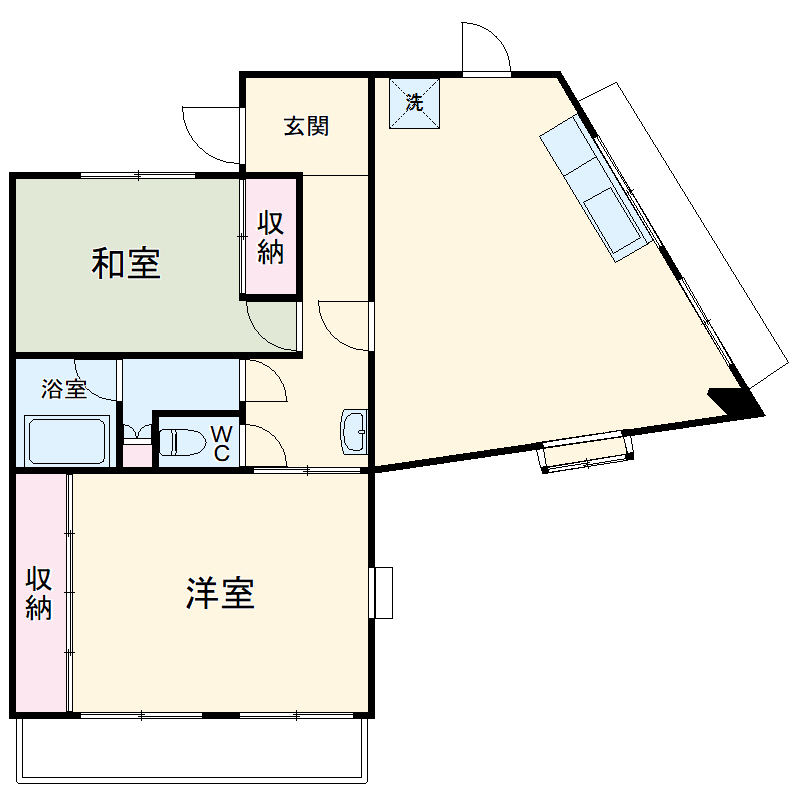 パールハイツの間取り