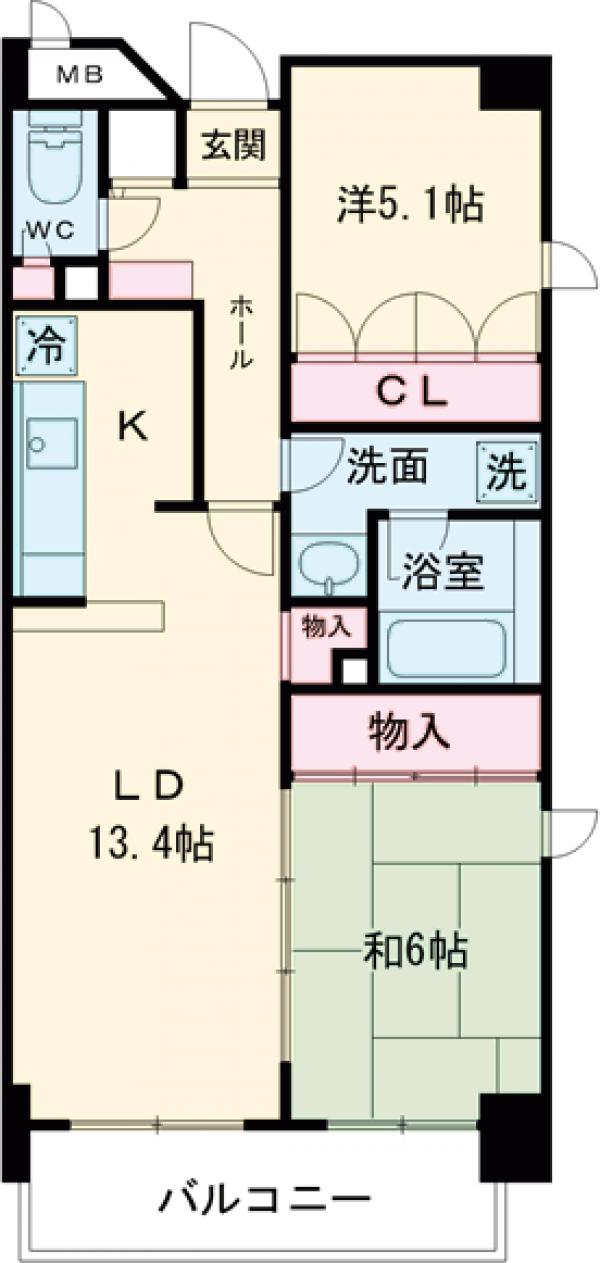 アミ浜田山の間取り
