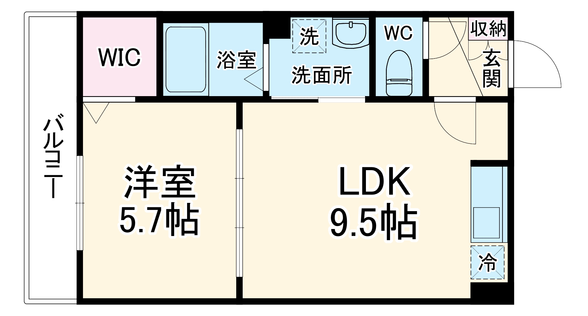 RIZE春日部の間取り