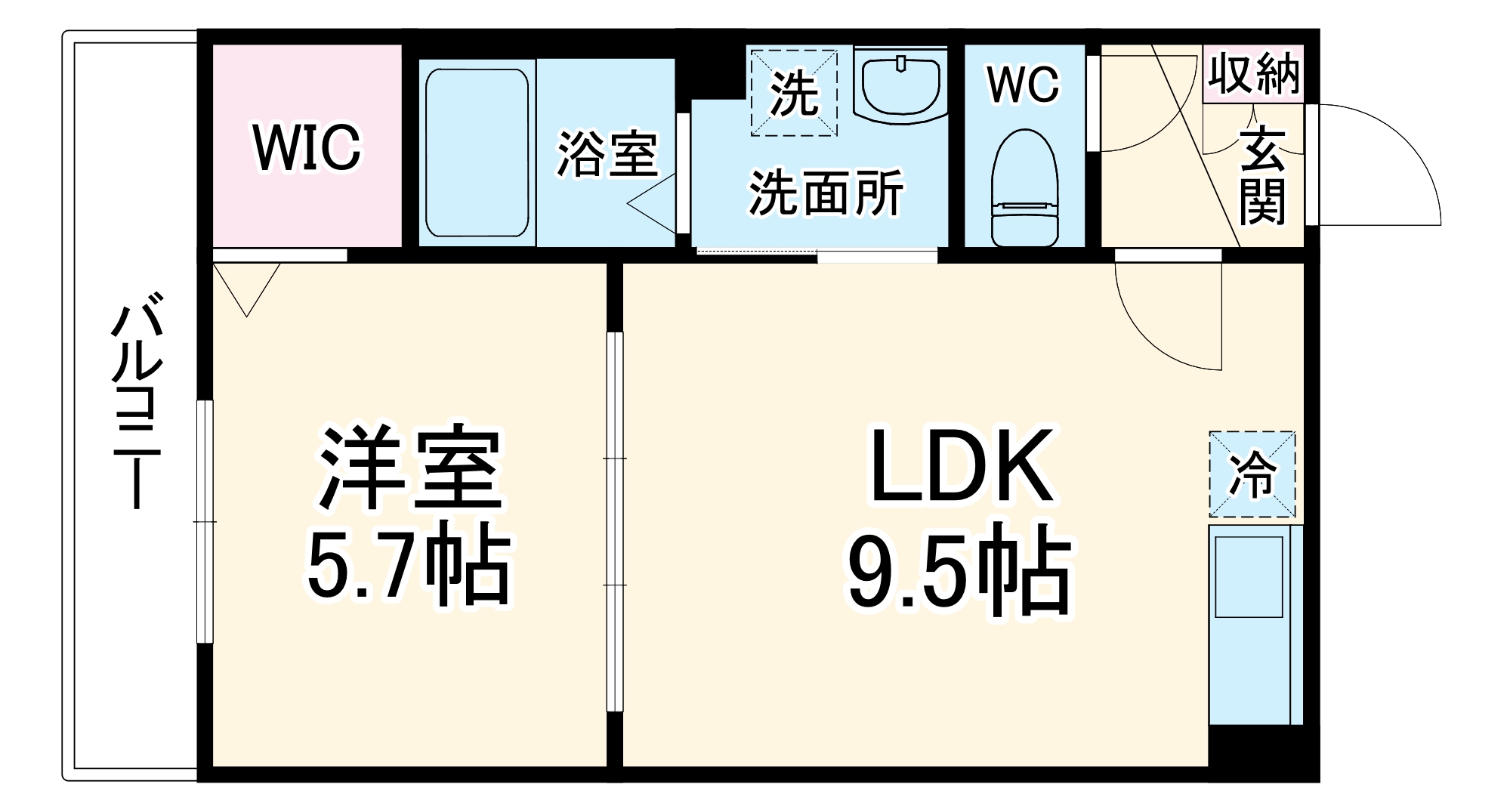 RIZE春日部の間取り