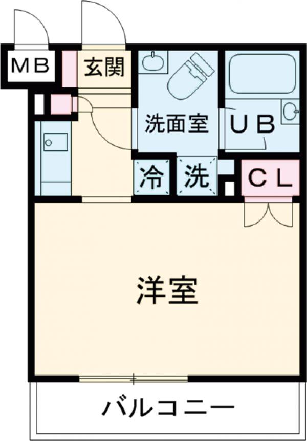 ルーブル品川西小山の間取り